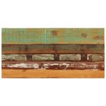 vidaXL Table de bar 112x55x108 cm Bois massif de récupération