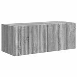 vidaXL Ensemble meuble TV 3 Pièces Gris Sonoma Bois d'ingénierie