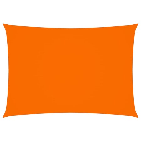 vidaXL Voile de parasol tissu oxford rectangulaire 2x4 m orange