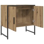 vidaXL Armoire lavabo de salle de bain chêne artisanal 60x33x60 cm