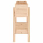 vidaXL Lit surélevé de jardin 101x30x69 cm bois de pin massif
