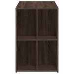 vidaXL Bureau chêne marron 102x50x75 cm bois d'ingénierie