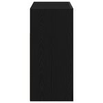 vidaXL Buffet Noir 80 x 35 x 75 cm Bois d'ingénierie