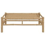 vidaXL Table basse de jardin 100x55x33 cm bambou