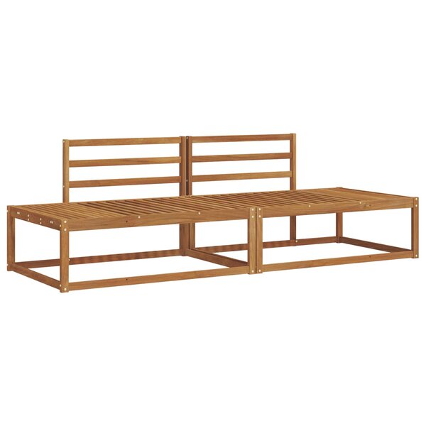 vidaXL Ensemble de canapés d'extérieur Naturel Bois d'Acacia Massif