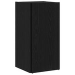 vidaXL Étagères d'angle Chêne noir 33 x 33 x 67 cm Bois d'ingénierie