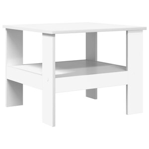 vidaXL Table basse Blanc 57 x 55 x 45 cm Bois d'ingénierie