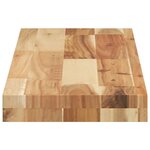 vidaXL Étagères flottantes 2 Pièces 80x20x4 cm acacia massif à l'huile