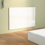 vidaXL Tête de lit Blanc brillant 120x1 5x80 cm Bois d'ingénierie