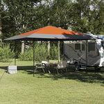 vidaXL Tente à auvent pop-up Orange 400 x 400 cm tissu