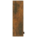 vidaXL Armoire de salle de bain murale Chêne fumé 32x20x67 cm
