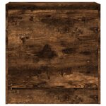 vidaXL Armoire à chaussures chêne fumé 60x34x63 5 cm bois d'ingénierie