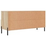 vidaXL Meuble TV chêne sonoma 102x36x50 cm bois d'ingénierie