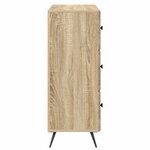 vidaXL Armoire à tiroirs Chêne Sonoma 66 x 34 5 x 90 cm