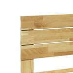 vidaXL Cadre de lit avec tête de lit sans matelas 135 x 190 cm