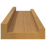 vidaXL Étagère Murale 4 Pièces Beige 40 x 9 x 3 cm Bois d'ingénierie