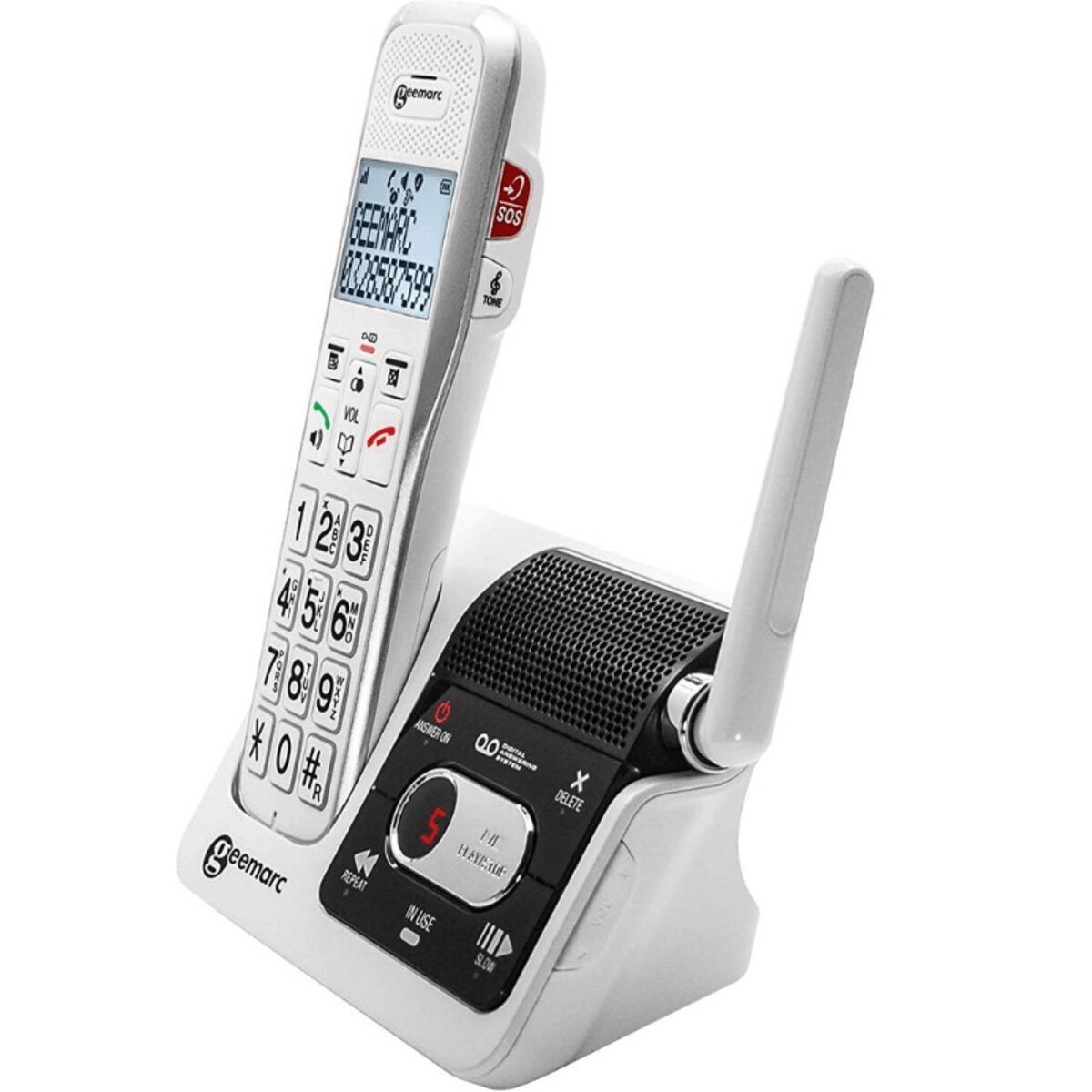 Téléphone fixe senior amplifié geemarc 595 u.l.e - avec blocage d'appels -  La Poste