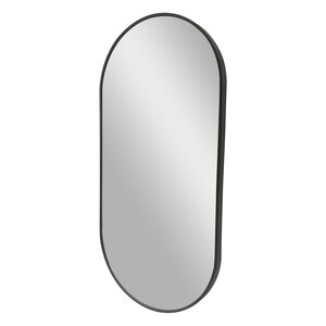 Miroir mural elliptique 40 x 80 cm noir 03_0007899