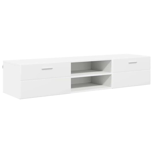 vidaXL Cabinet en Bois Blanc 150 x 39 x 30 cm Bois d'ingénierie
