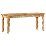 vidaXL Banc 110 x 35 x 45 cm Bois de récupération massif