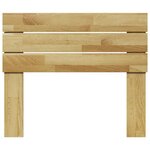 vidaXL Tête de lit 90 cm bois massif de chêne