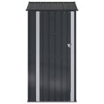 vidaXL Cabanons de jardin Anthracite 103 x 74 x 200 cm Métал