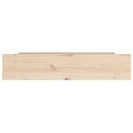vidaXL Tiroirs de lit 4 Pièces Bois de pin massif