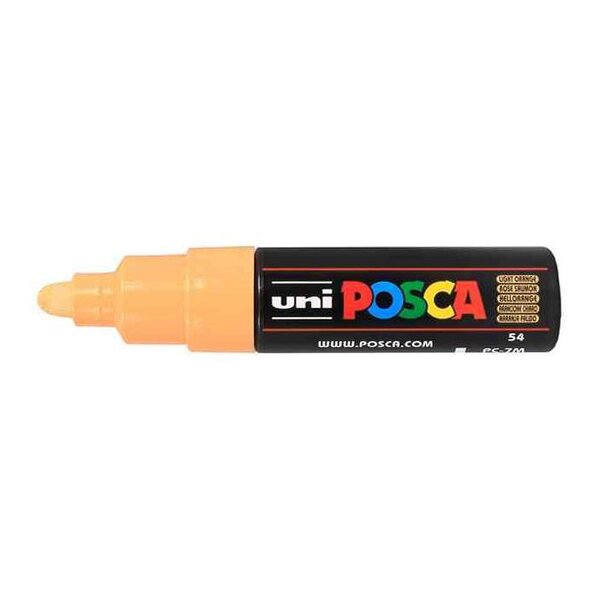 Marqueur pointe large conique PC7M RS Rose Saumon x 6 POSCA