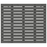 vidaXL Tête de lit murale Gris 146x3x91 5 cm Bois massif de pin