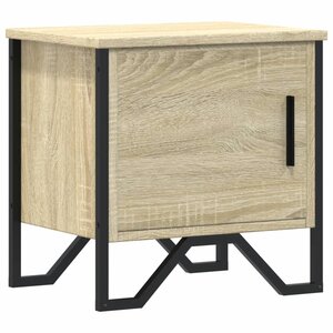 vidaXL Table de chevet Chêne sonoma 40 x 30 x 40 cm Aggloméré