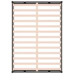 vidaXL Cadre de lit sans matelas noir 120x200 cm bois massif