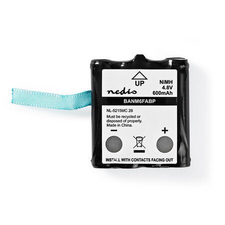 Batterie Nickel Métal-Hydrure 4,8 V 600 mAh NEDIS