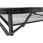 Bo-camp table de camping pliable melrose 120x80 cm aluminium