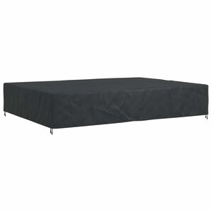 vidaXL Housse pour meubles Uni Noir 350 x 260 x 90 cm 600D