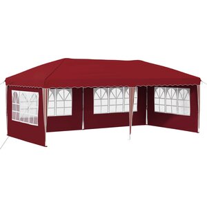 vidaXL Tente de fête pop-up 575 x 289 x 245 cm Bordeaux
