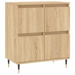 vidaXL Buffets 3 Pièces Chêne sonoma Bois d'ingénierie