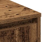 Buffet vidaXL avec LED  Bois Vieilli  90x32x75 cm  Bois Composite