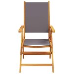 vidaXL Ensemble de salle à manger pour jardin Pliant 7 Pièces Anthracite