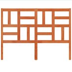 vidaXL Tête de lit cire marron 150 cm bois massif de pin