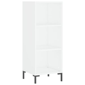 vidaXL Buffet blanc 34 5x32 5x90 cm bois d'ingénierie