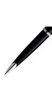 Waterman carène stylo bille  noir brillant  recharge bleue pointe moyenne  coffret cadeau