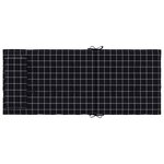vidaXL Coussins de chaise à dossier haut lot de 6 carreaux noir