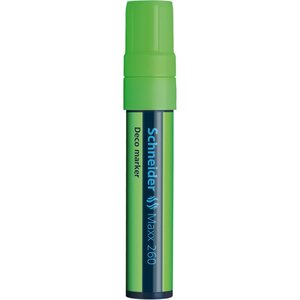 Marqueur à craie maxx 260 pointe large 5-15 mm vert clair schneider