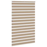 vidaXL Store zèbre marron sable largeur du tissu 135 9 cm polyester