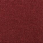 vidaXL Fauteuil de massage Rouge bordeaux Tissu