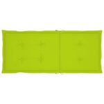 vidaXL Chaises inclinables de jardin lot de 4 et coussins Bois acacia