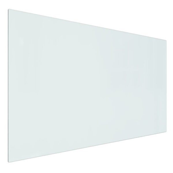 vidaXL Plaque de verre pour cheminée rectangulaire 100x60 cm