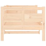 vidaXL Lit de jour bois de pin massif 80x200 cm