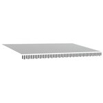 vidaXL Cadre d'auvent Anthracite et blanc 500 × 300 cm