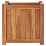 vidaXL Lit surélevé 40x40x40 cm Bois de teck solide